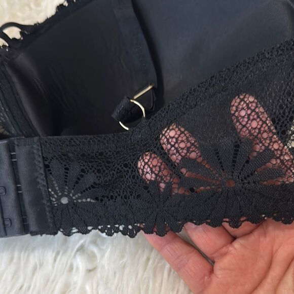 Juicy Couture Elegant Black Lace Bra Size 38DD NWOT - Picture 6 of 8